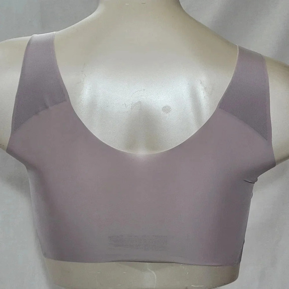 3X Hanes‎ G561 Invisible Embrace Wireless T-Shirt Bra Seamless Warm Steel - Picture 4 of 5